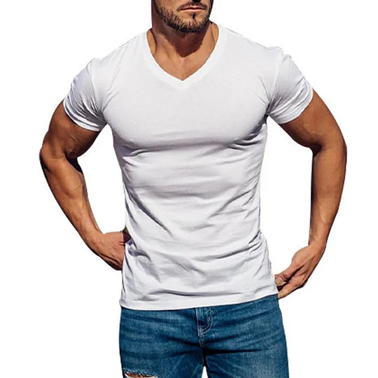 Slim-Fit V-Neck T-Shirt