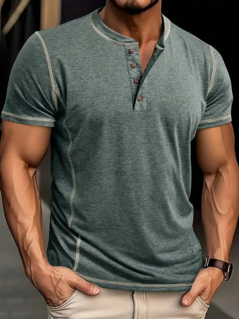 Stylish Henley T-shirt