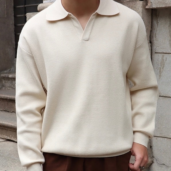 Button-Free Classic Polo Shirt