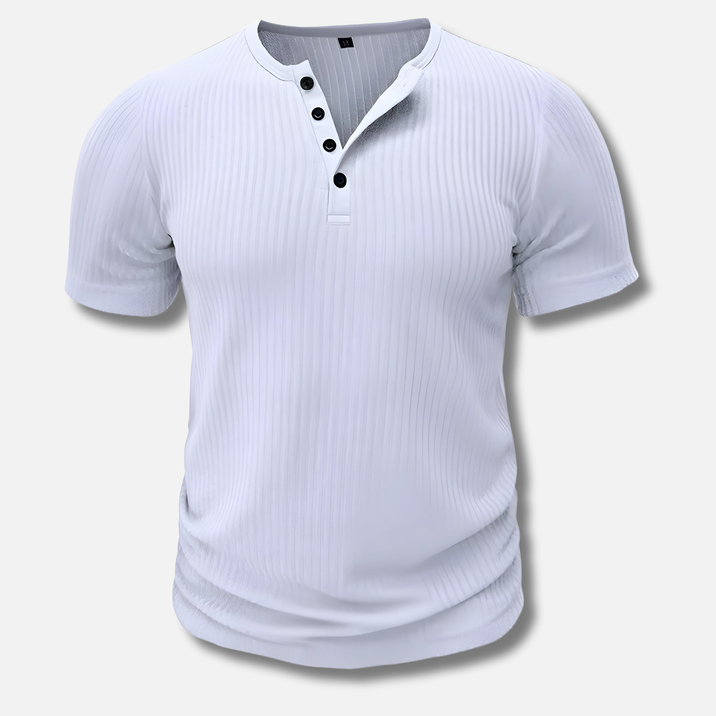 Muscle Fit Henley T-shirt for Men