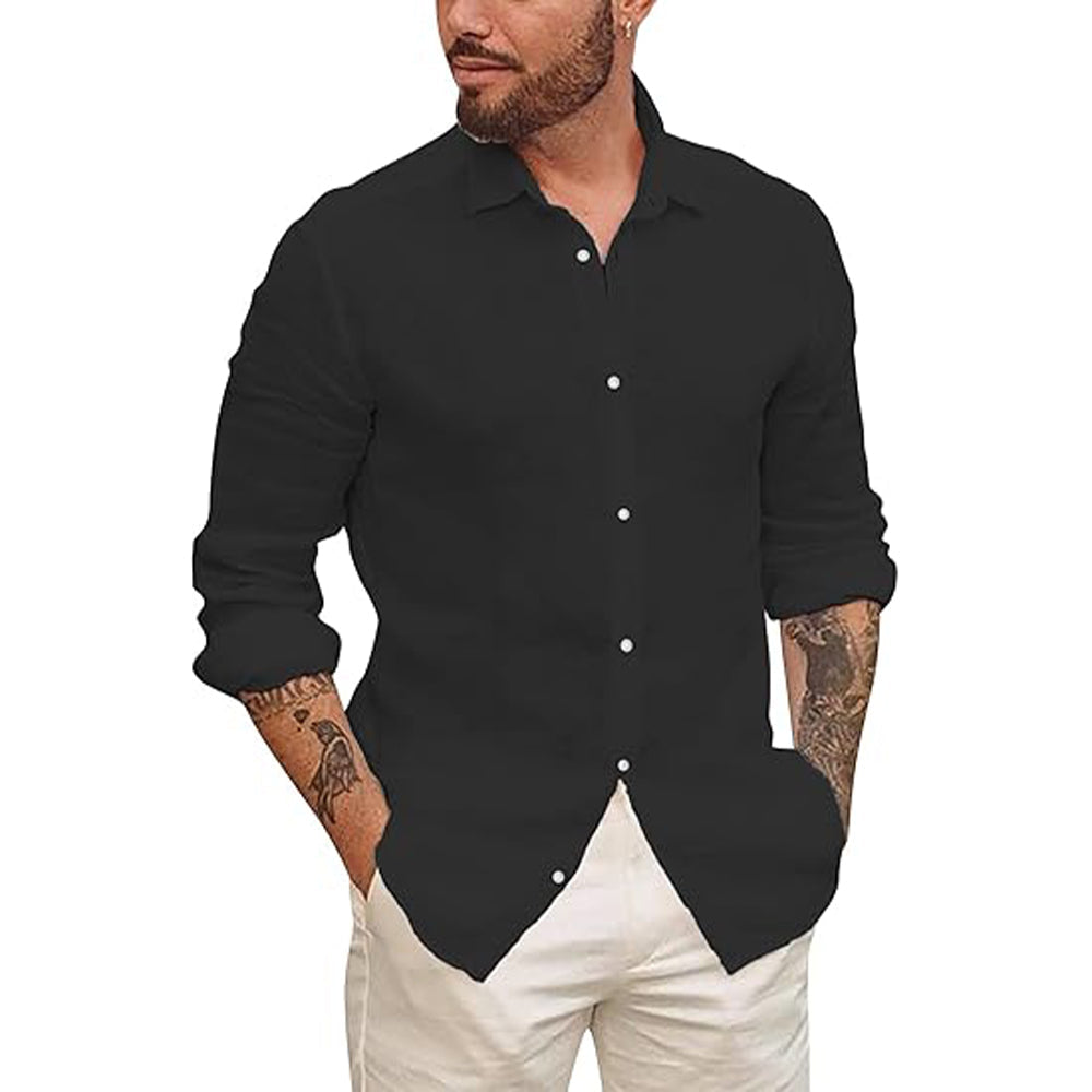 Lightweight Casual Linen Shirt for Comfort