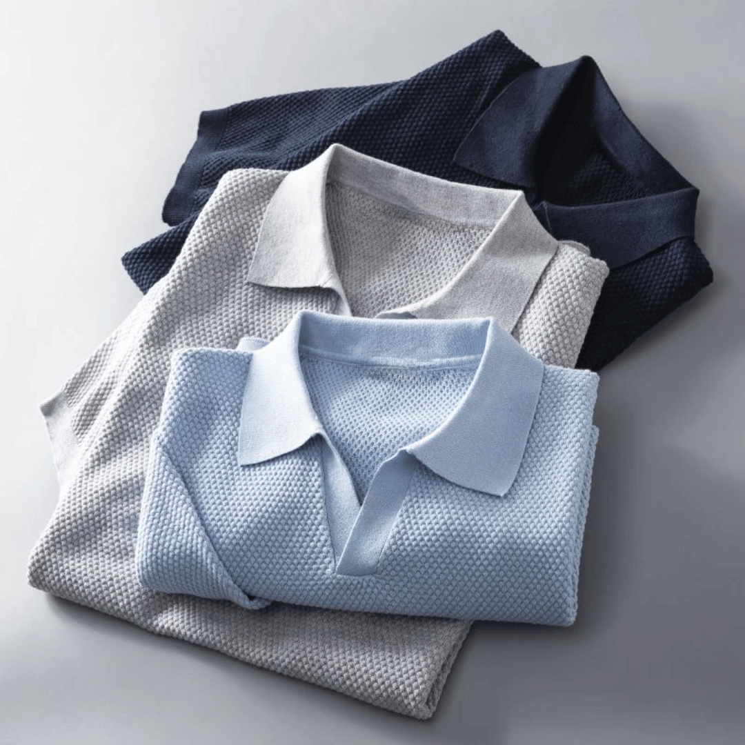 Breathable Polo Shirt with Modern Design