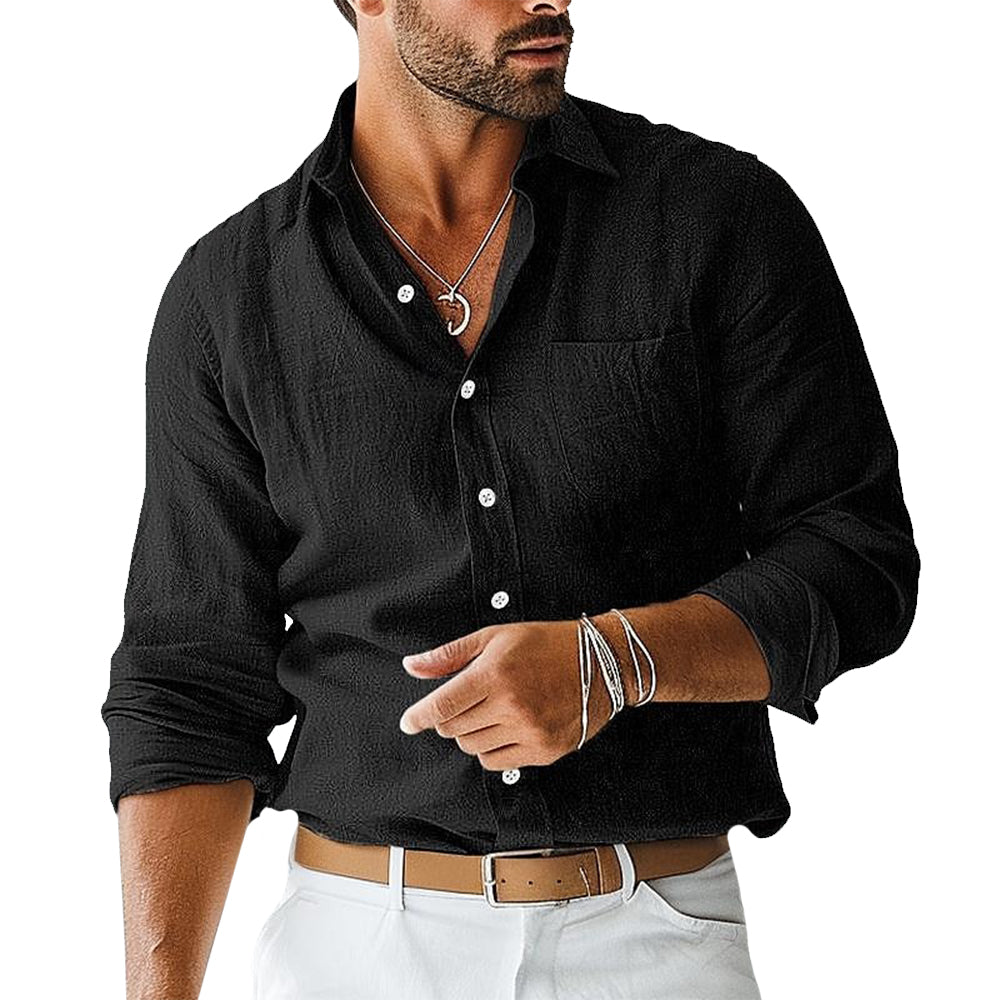 Lightweight Linen Shirt with Casual Style