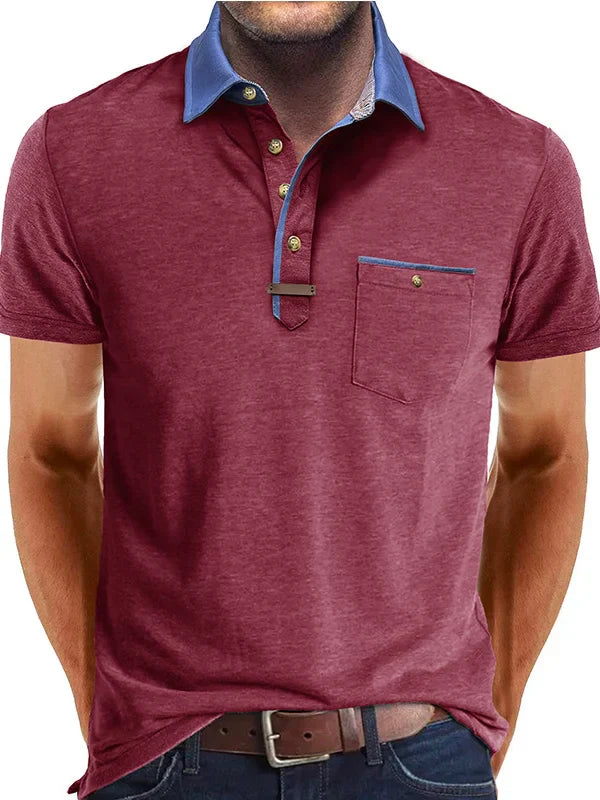Casual Cotton Polo Shirt for Men