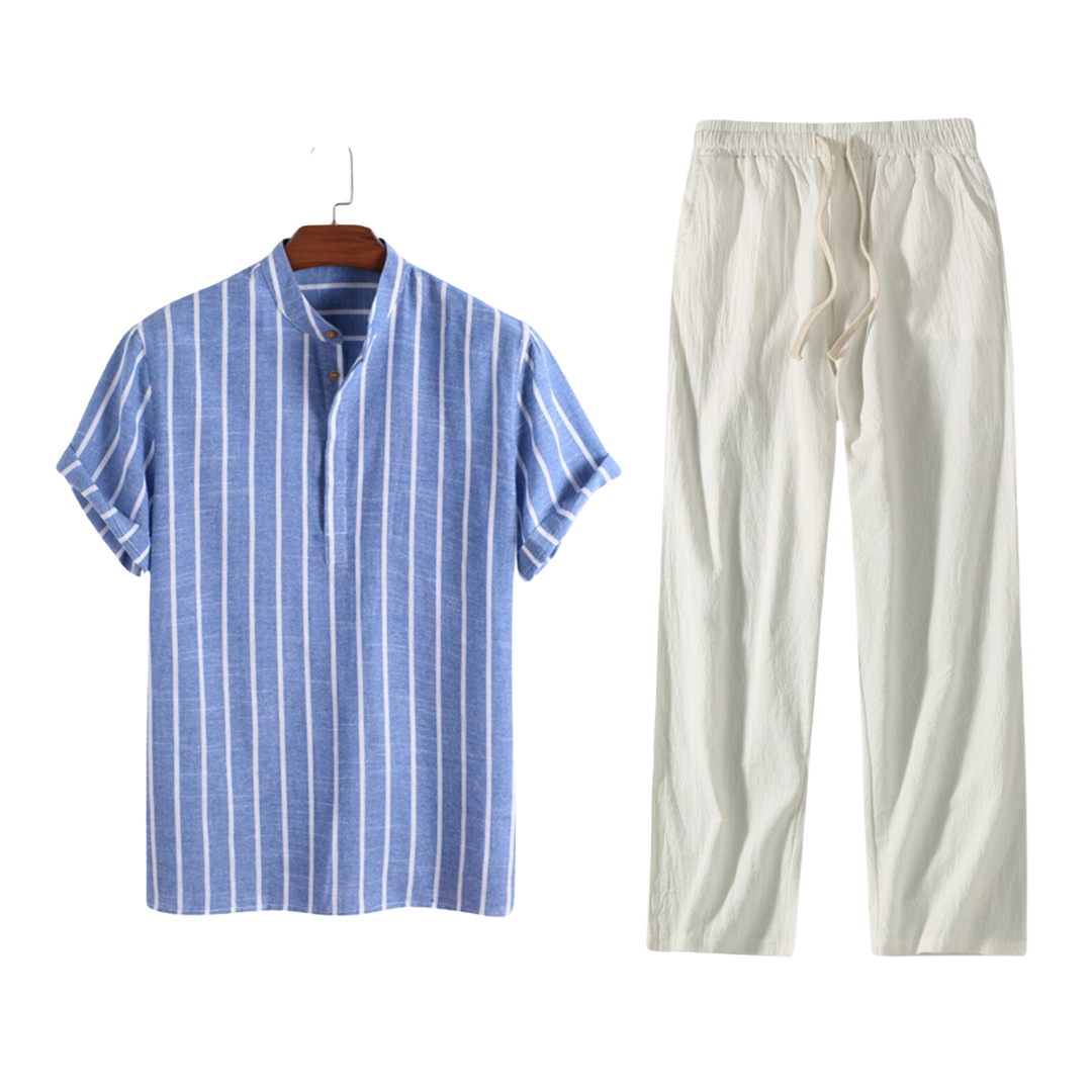 Men's Comfortable Linen Outfit Set