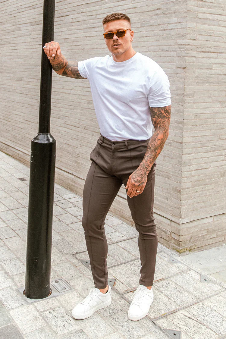 Slim Fit Men's Fashion Trousers