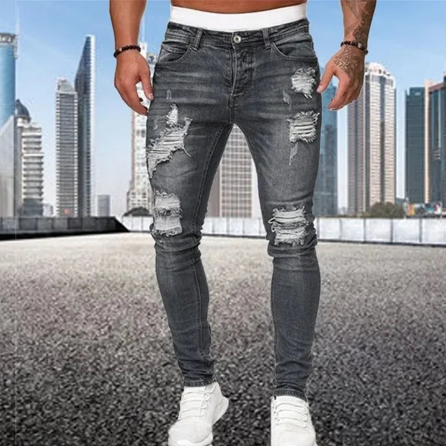 Isaac | Men's Distressed Skinny Jeans