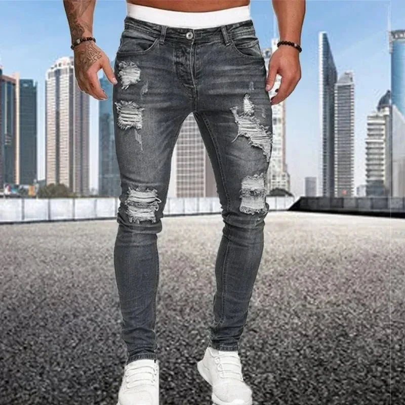 Isaac | Men's Distressed Skinny Jeans