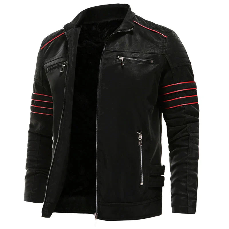 Men's Leather Jacket, Durable and Stylish