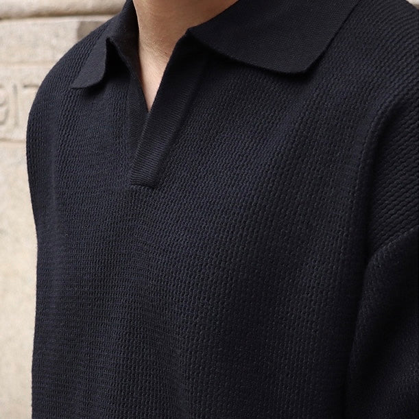 Button-Free Classic Polo Shirt