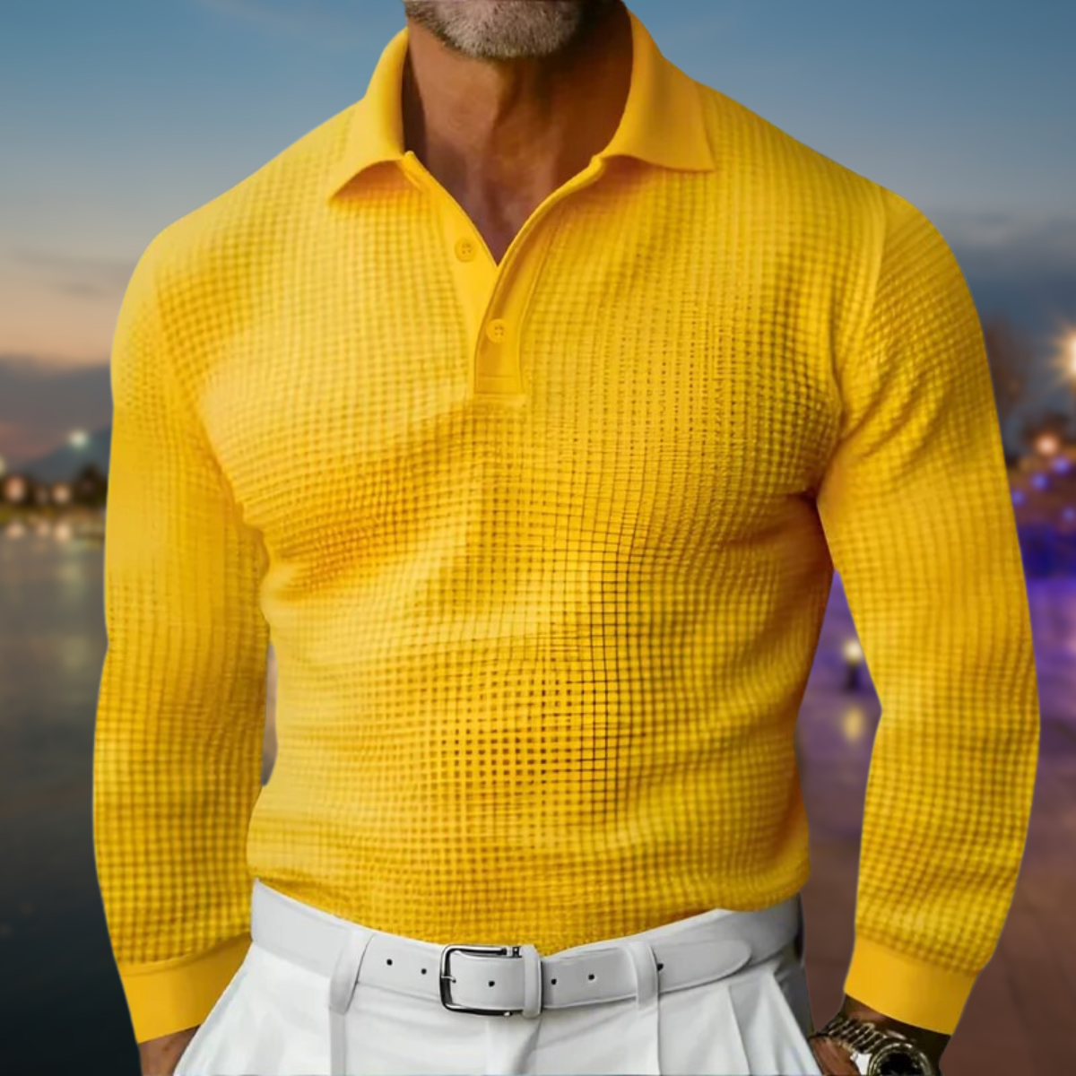 Hugo - long sleeve polo shirt