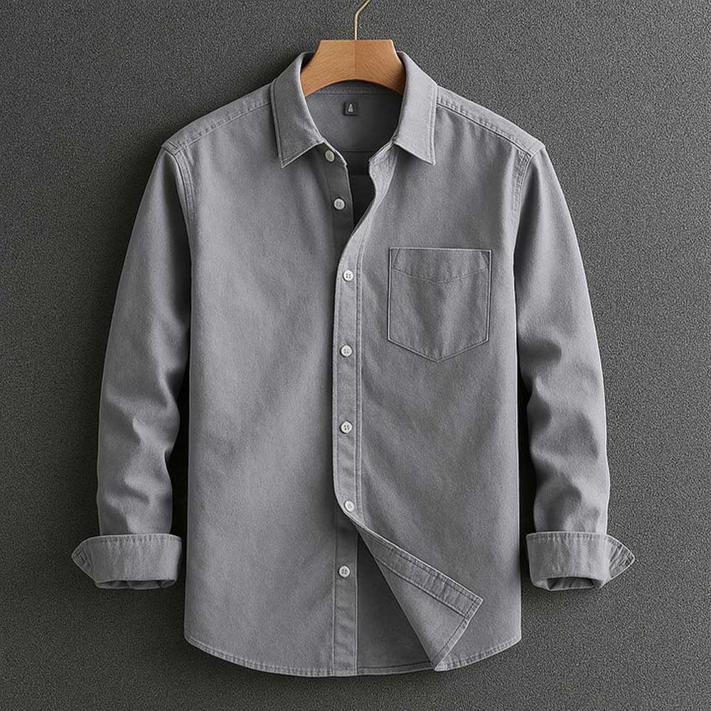 Tailored Button-Up Shirt for Men