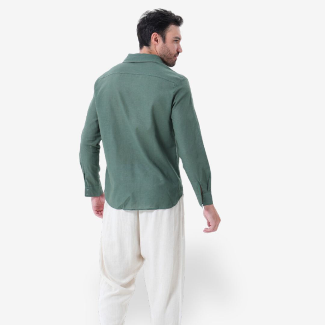 Men's Casual Linen Shirt