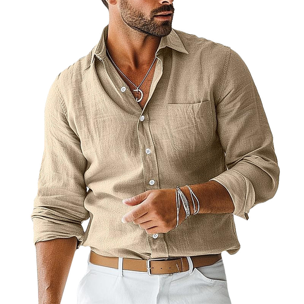 Lightweight Linen Shirt with Casual Style