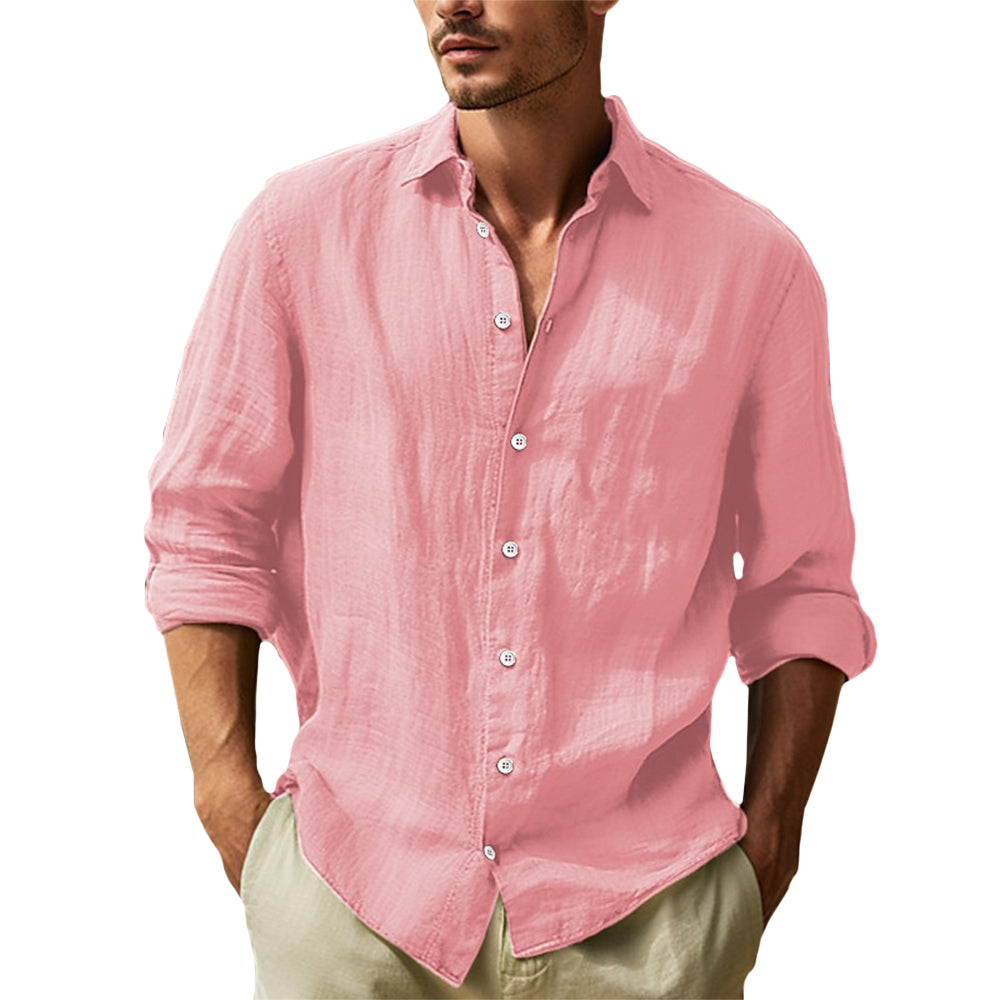 Casual Linen Shirt with Comfortable Fit