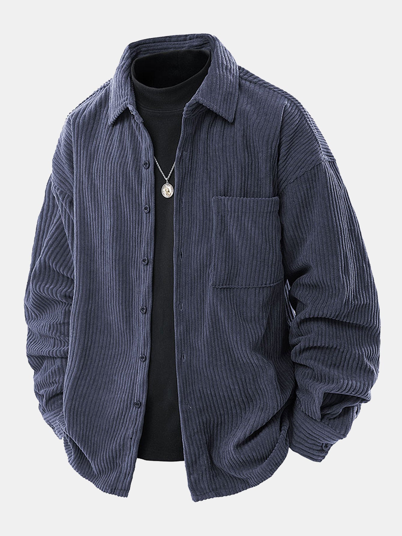 Samuel | relax fit button up corduroy shirt
