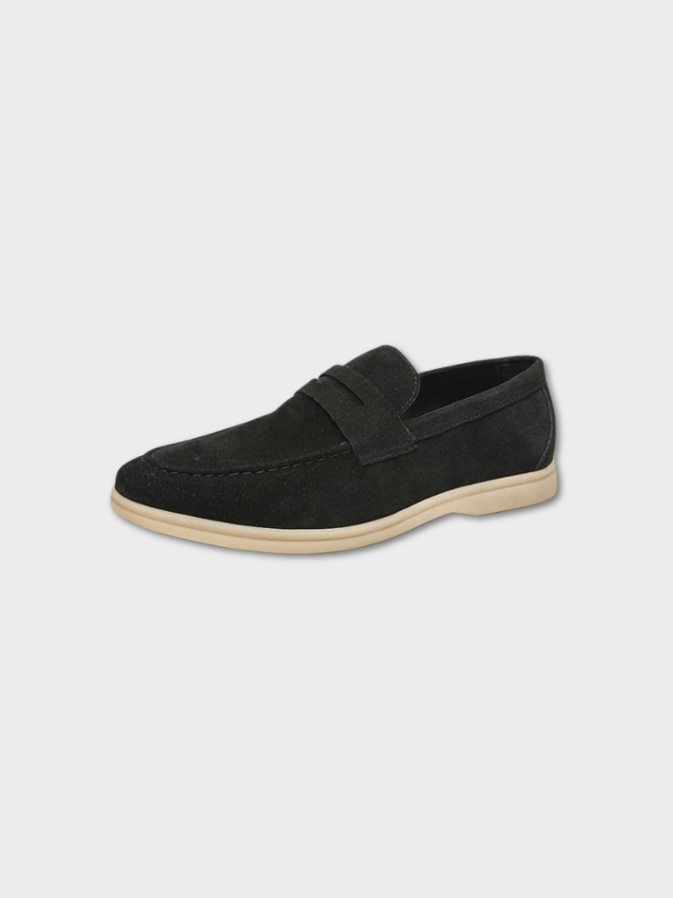 Vintage Suede Loafers