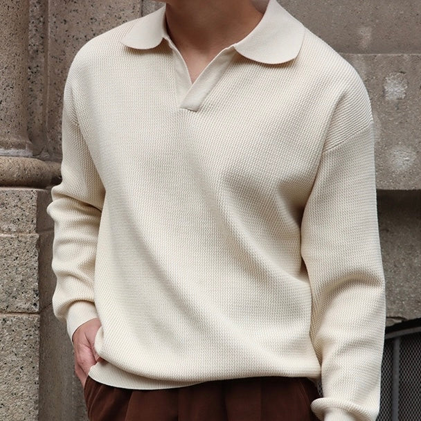 Button-Free Classic Polo Shirt