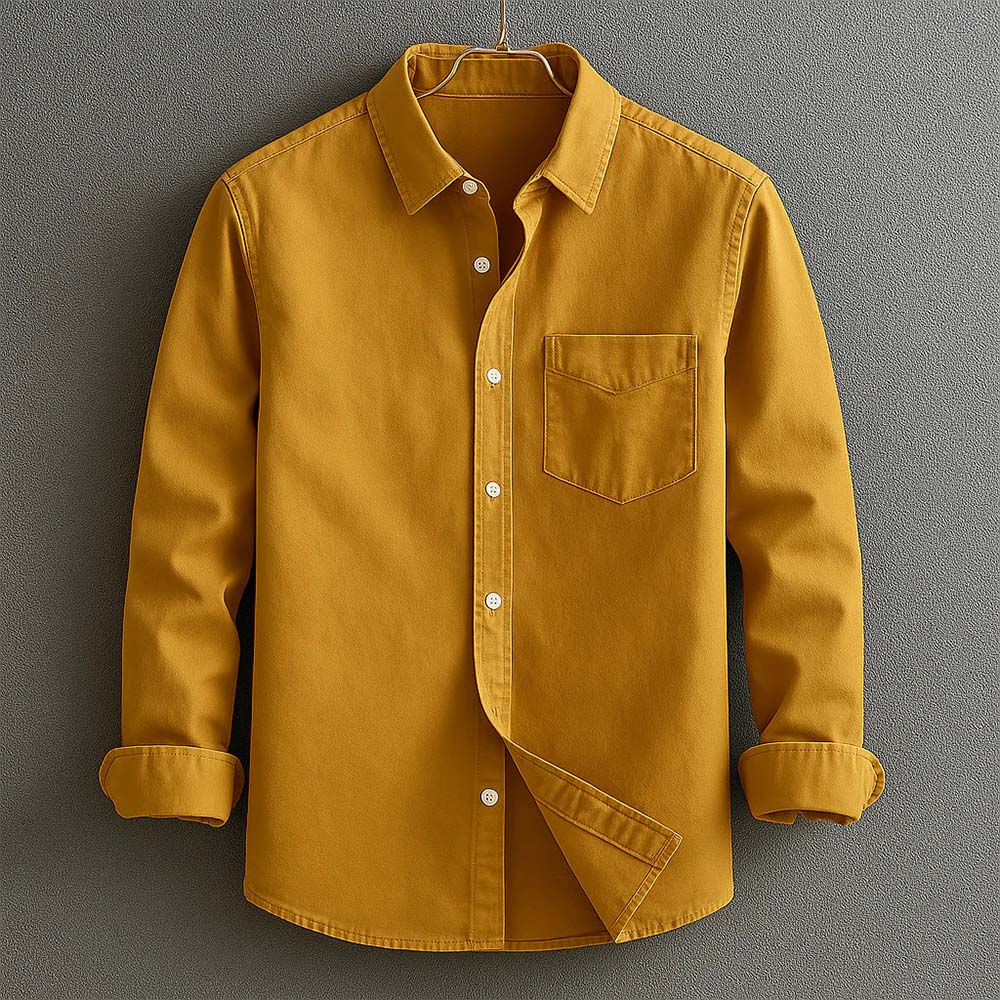 Tailored Button-Up Shirt for Men
