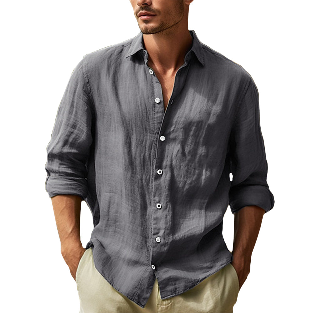 Casual Linen Shirt with Comfortable Fit