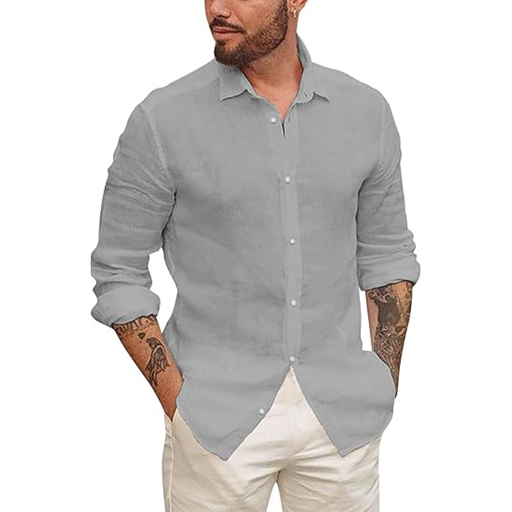 Lightweight Casual Linen Shirt for Comfort