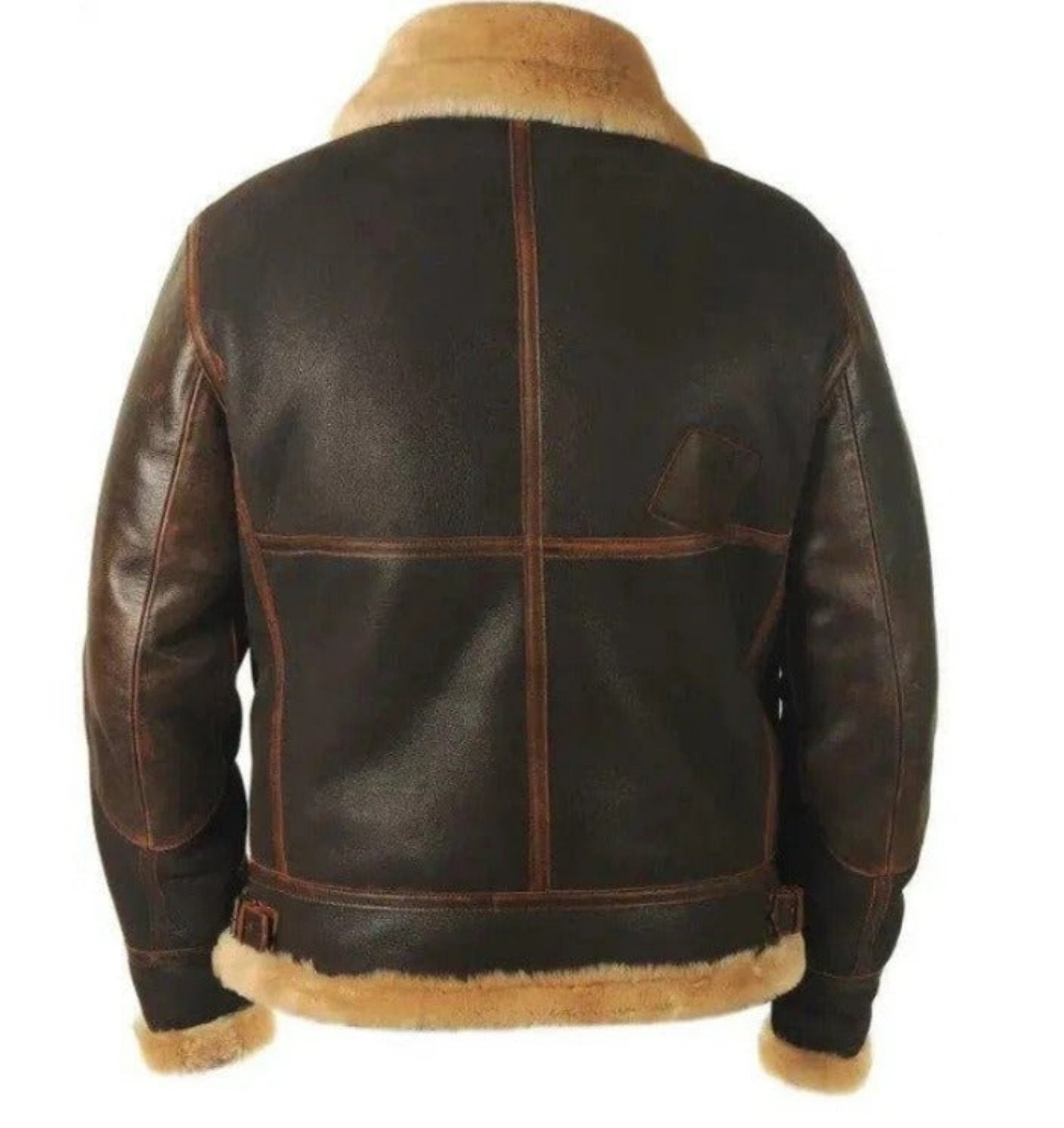 Alfie | Men's Brown Pilot Winter Jacket