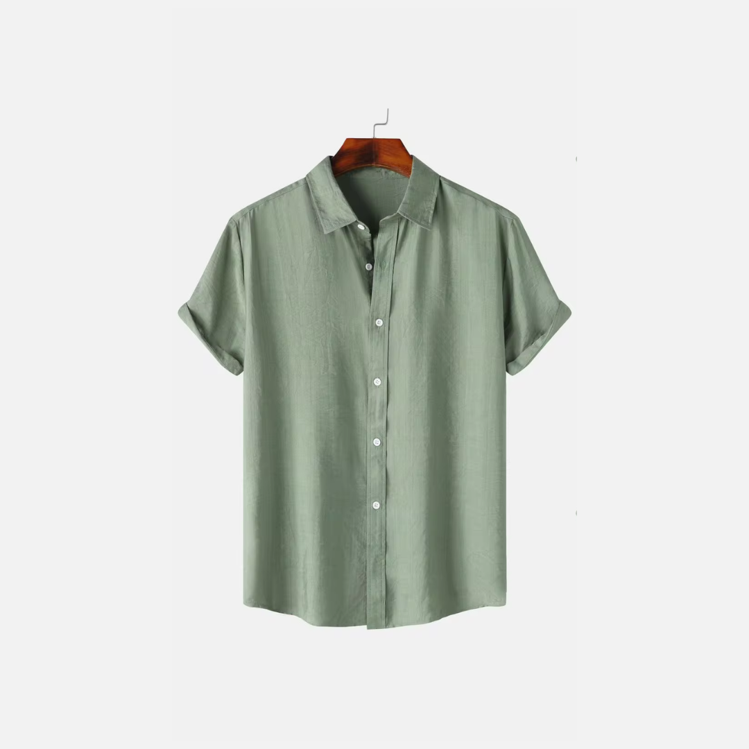 Lightweight Button-Up Linen Top