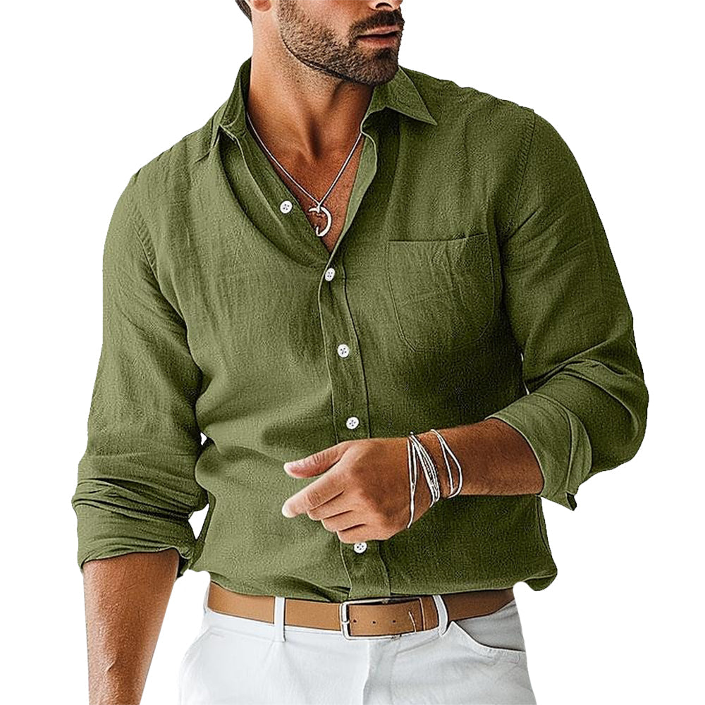 Lightweight Linen Shirt with Casual Style