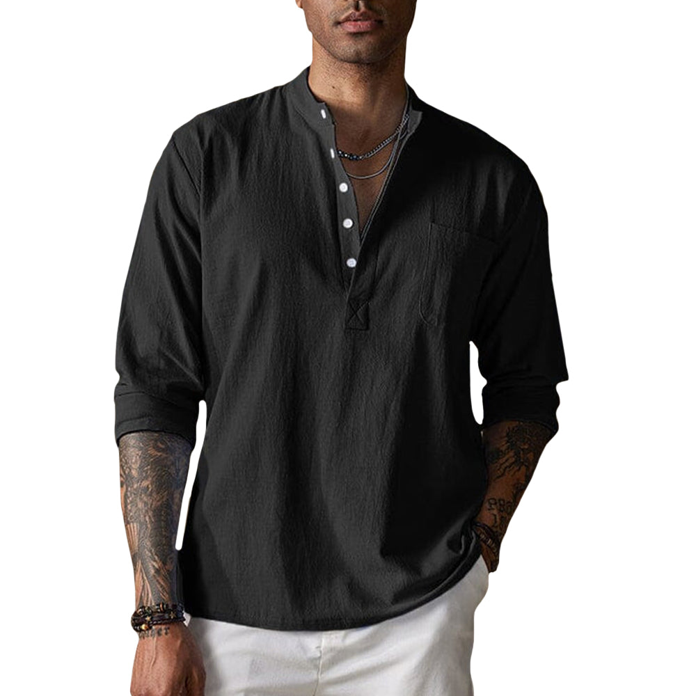 Light Men's Shirt for Warm Seasons