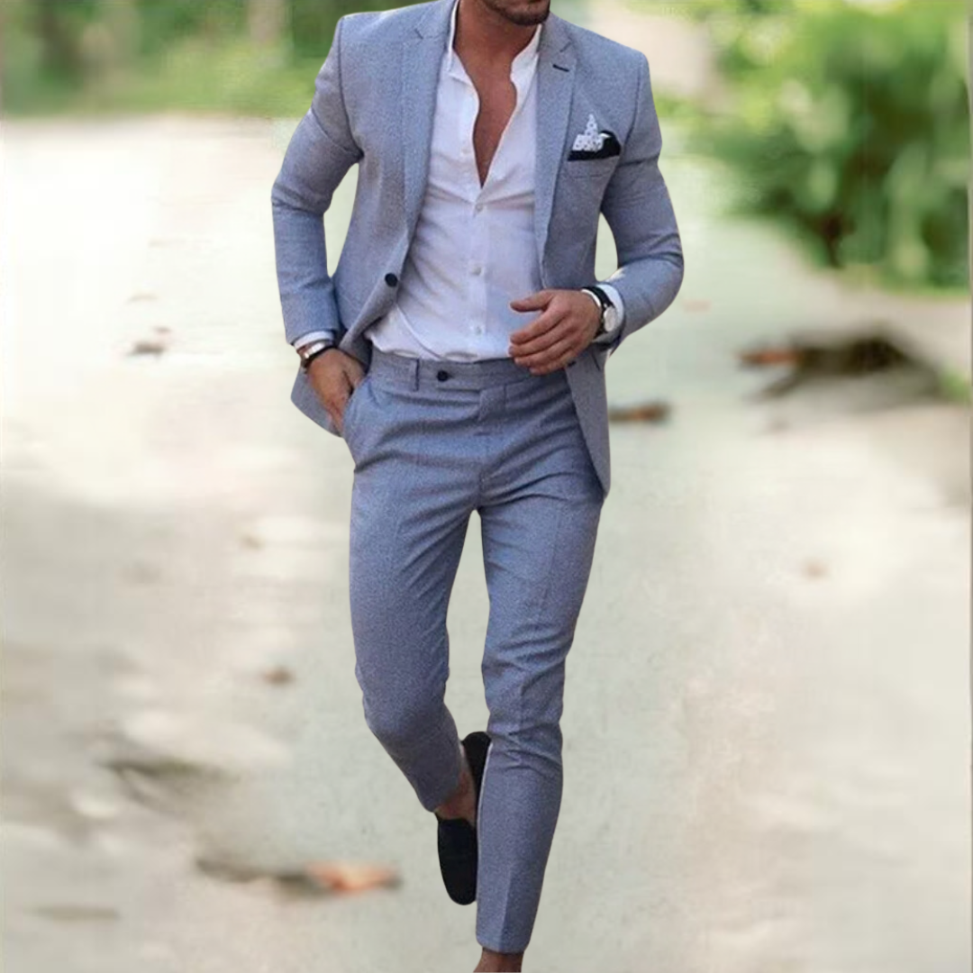 Men's Fashion Suit Set (Jacket + Trousers)