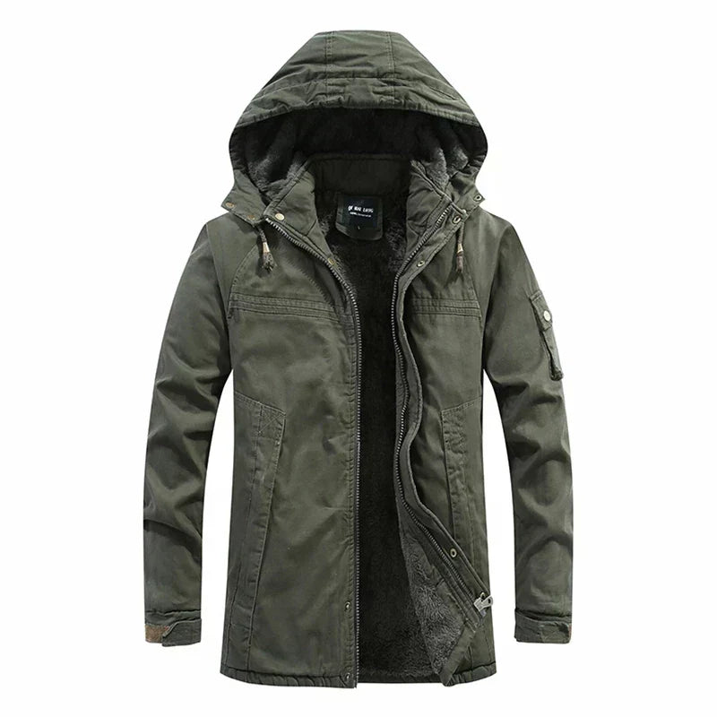 Victor | Men's Hooded Winter Jacket for Cold Weather