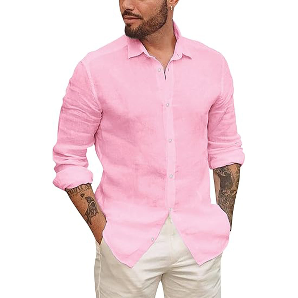 Lightweight Casual Linen Shirt for Comfort