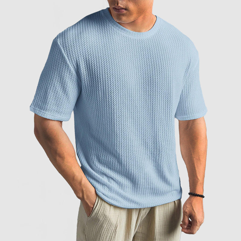 Men's Textured Knit T-Shirt