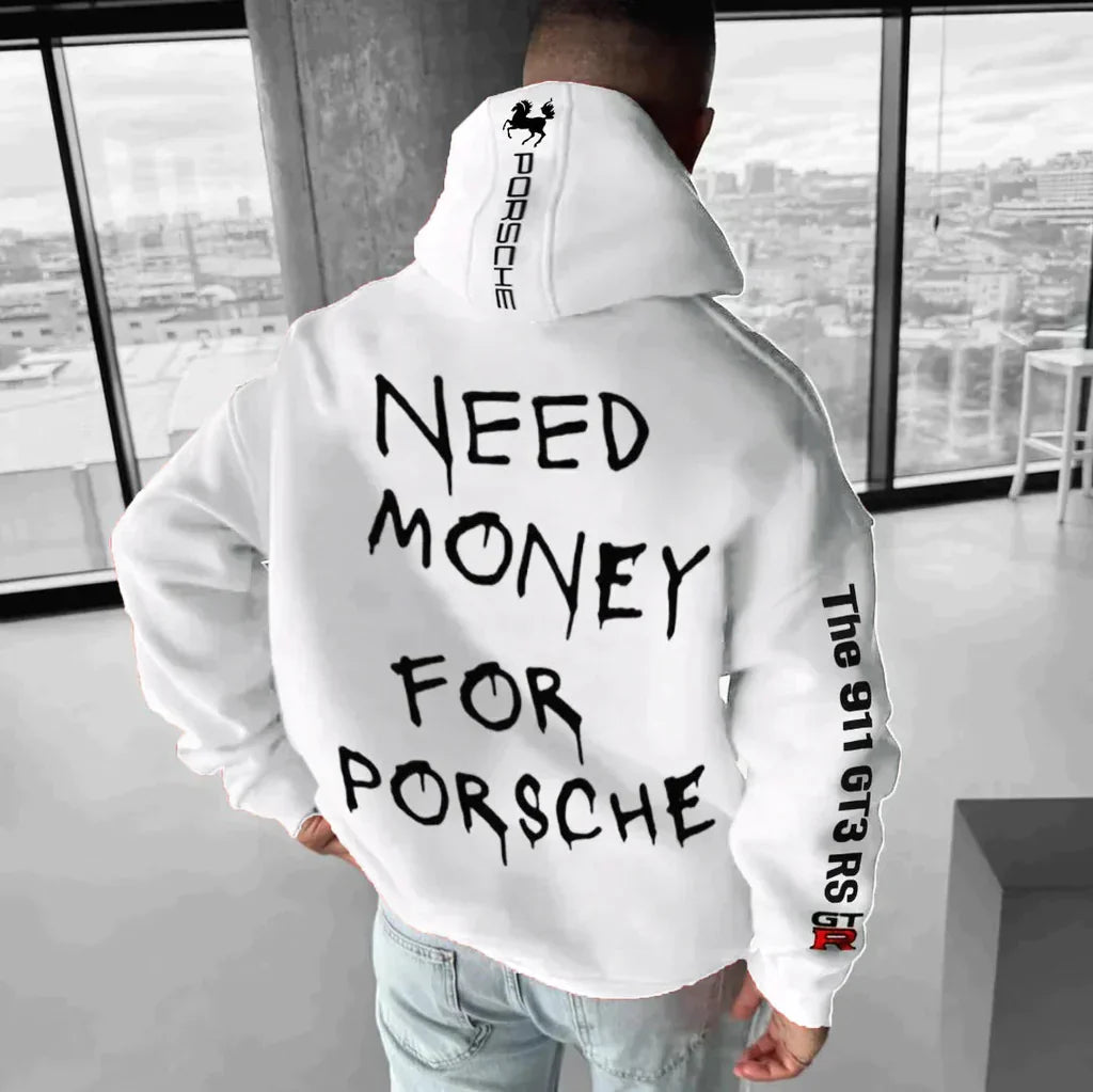 Oliver | Men's Oversized Racing Hoodie | Riley Collection