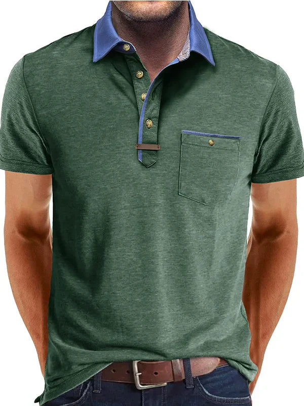 Casual Cotton Polo Shirt for Men