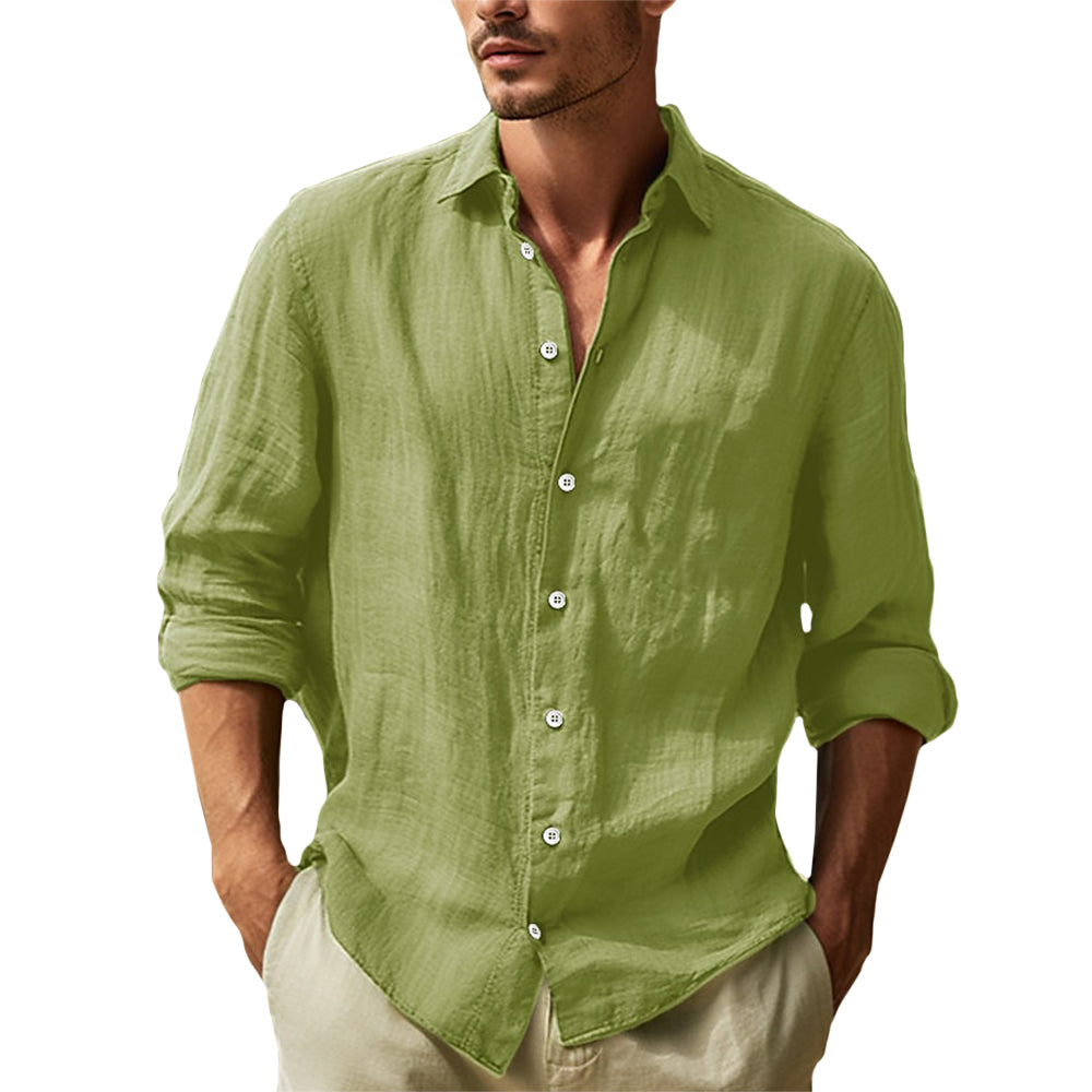 Casual Linen Shirt with Comfortable Fit