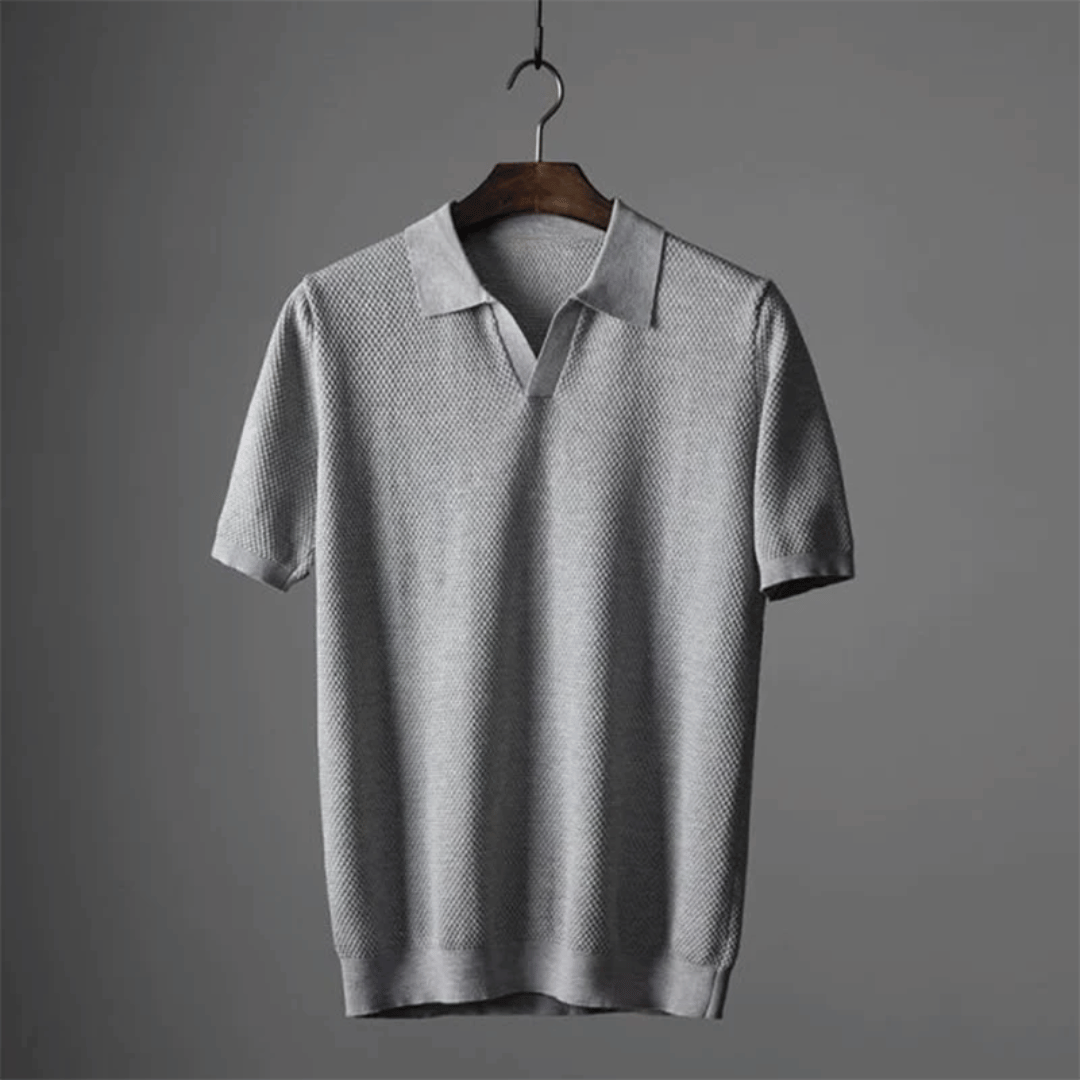 Breathable Polo Shirt with Modern Design