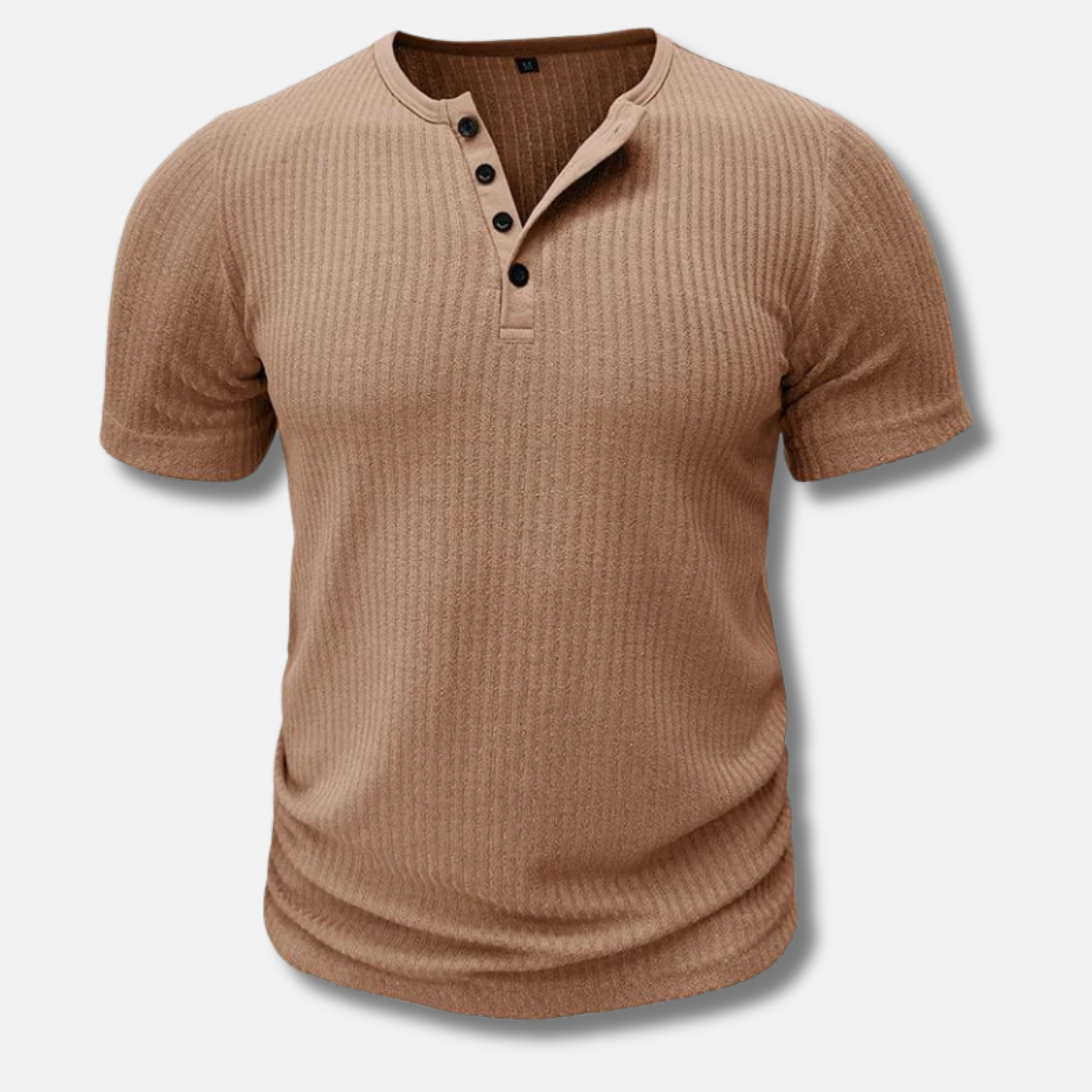 Muscle Fit Henley T-shirt for Men
