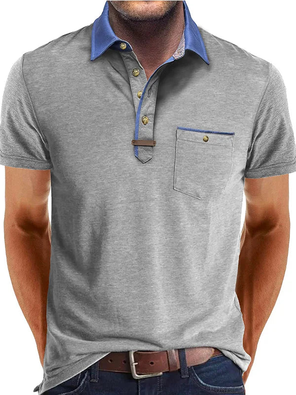 Casual Cotton Polo Shirt for Men