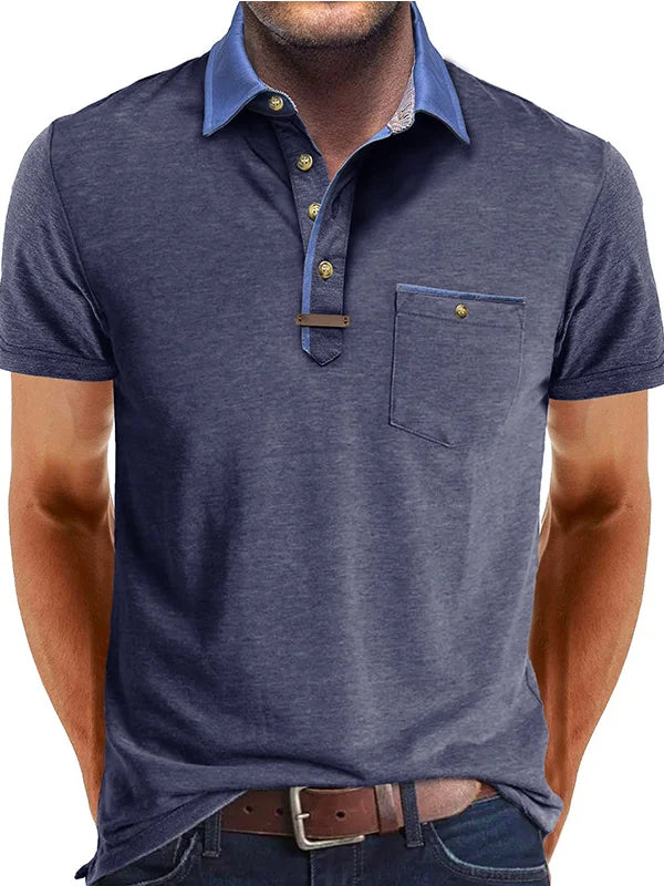 Casual Cotton Polo Shirt for Men