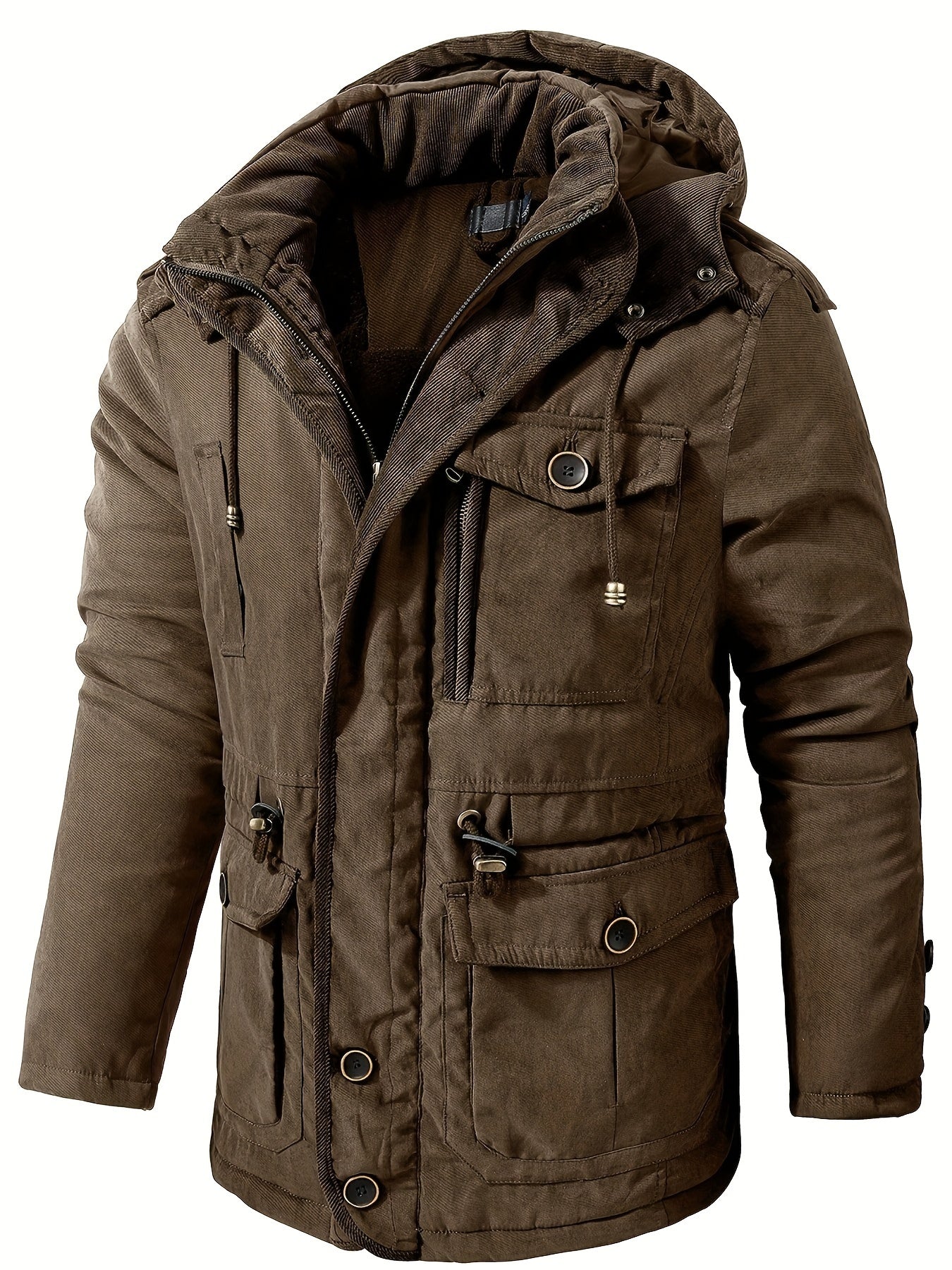 Tristan | Men's Thick Hooded Winter Jacket