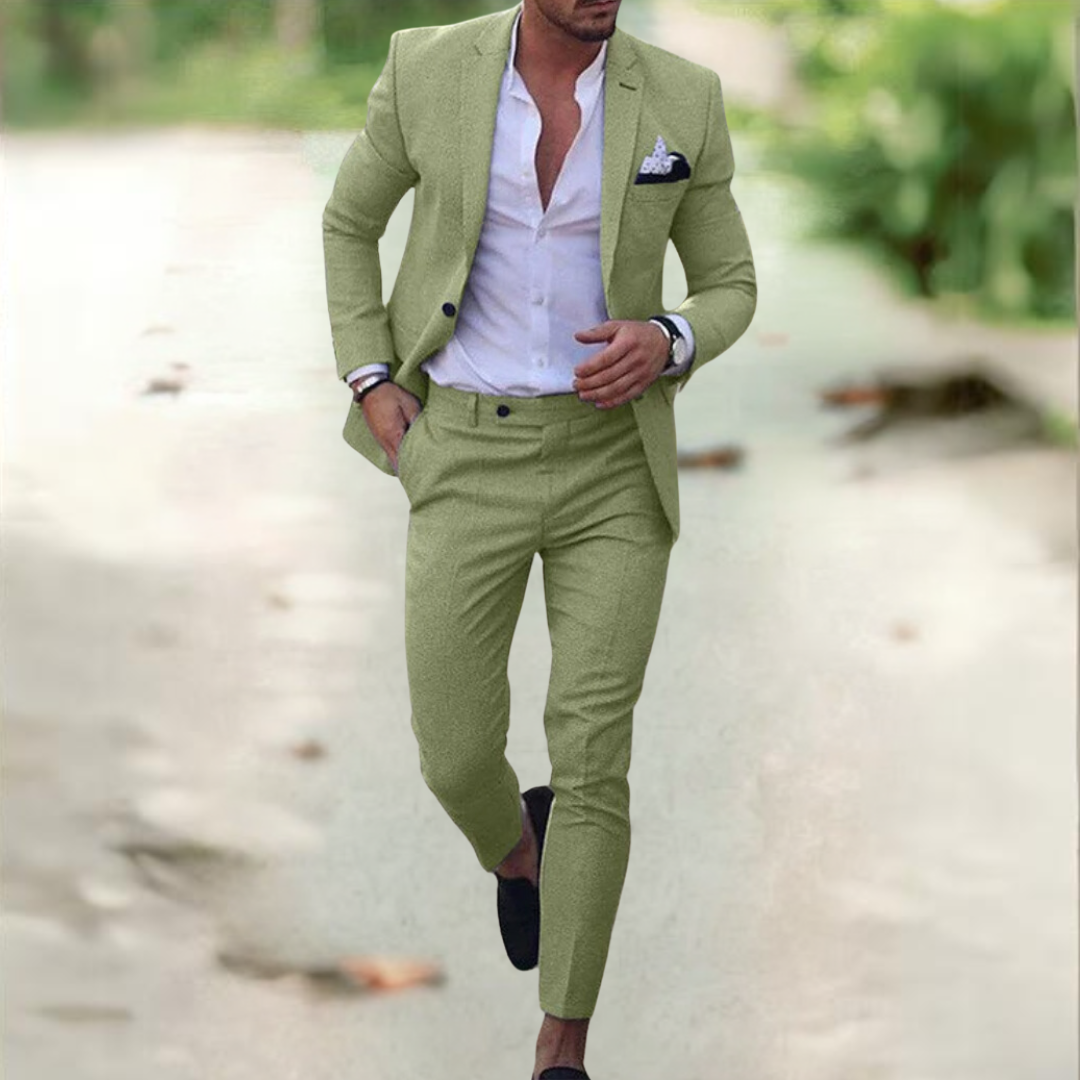 Men's Fashion Suit Set (Jacket + Trousers)