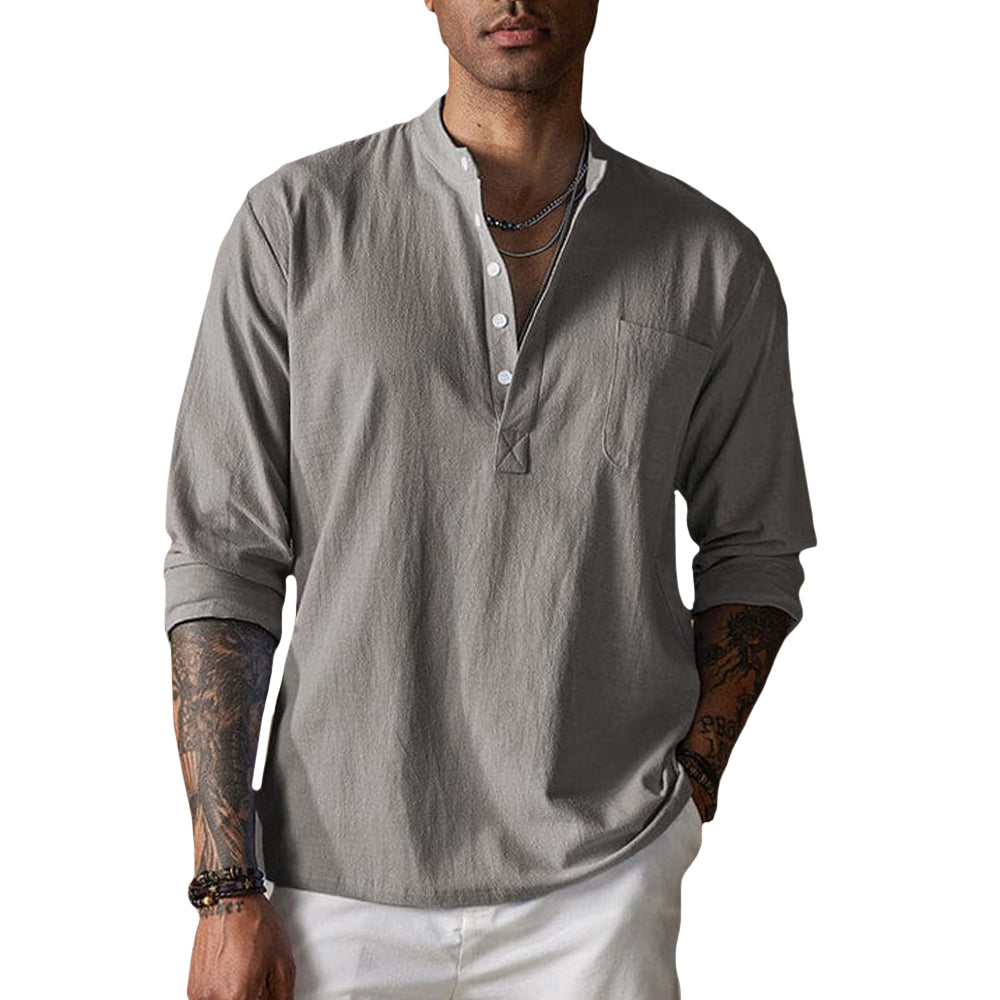 Light Men's Shirt for Warm Seasons