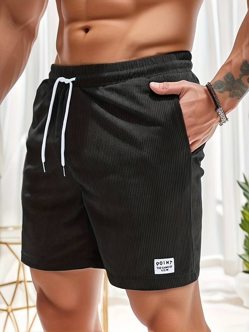 Striped Shorts with Relaxed Fit