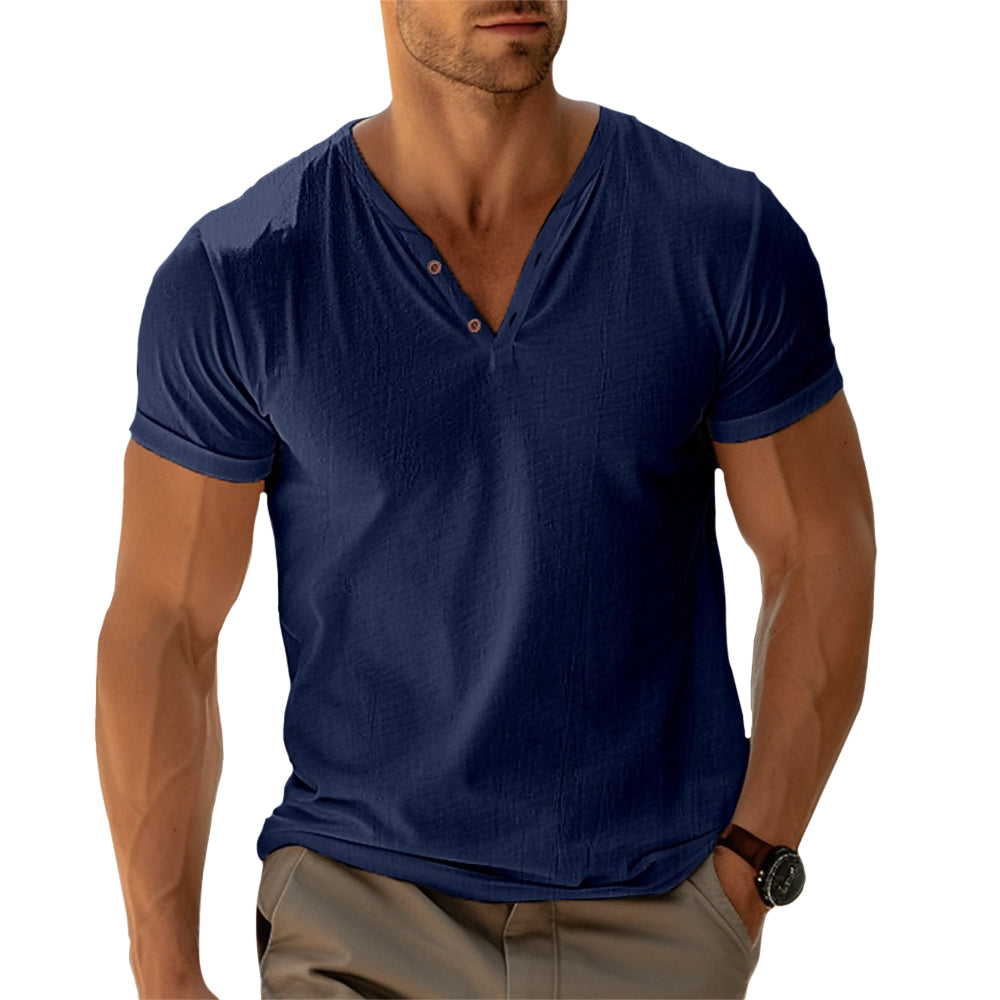Henley Shirt for Laid-Back Social Events