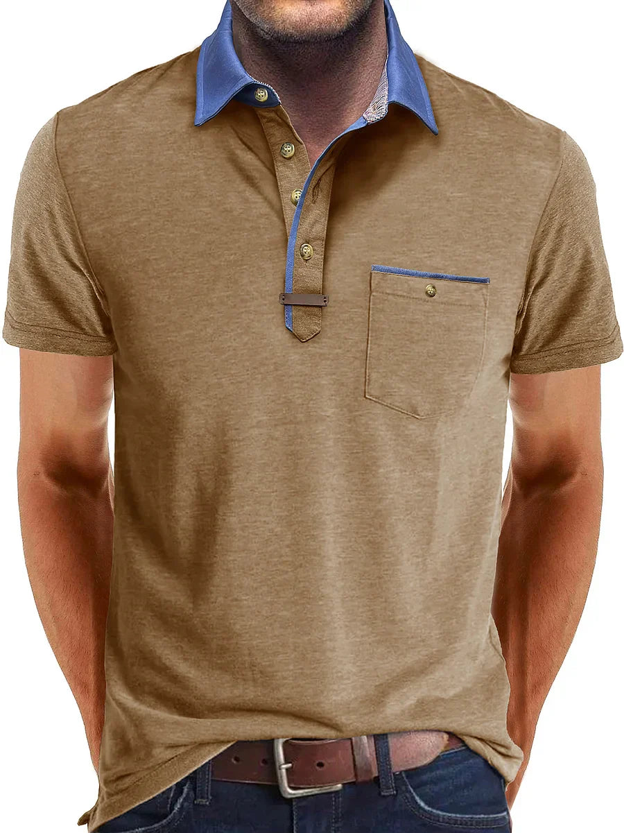 Casual Cotton Polo Shirt for Men