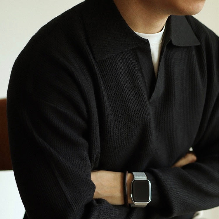 Button-Free Classic Polo Shirt