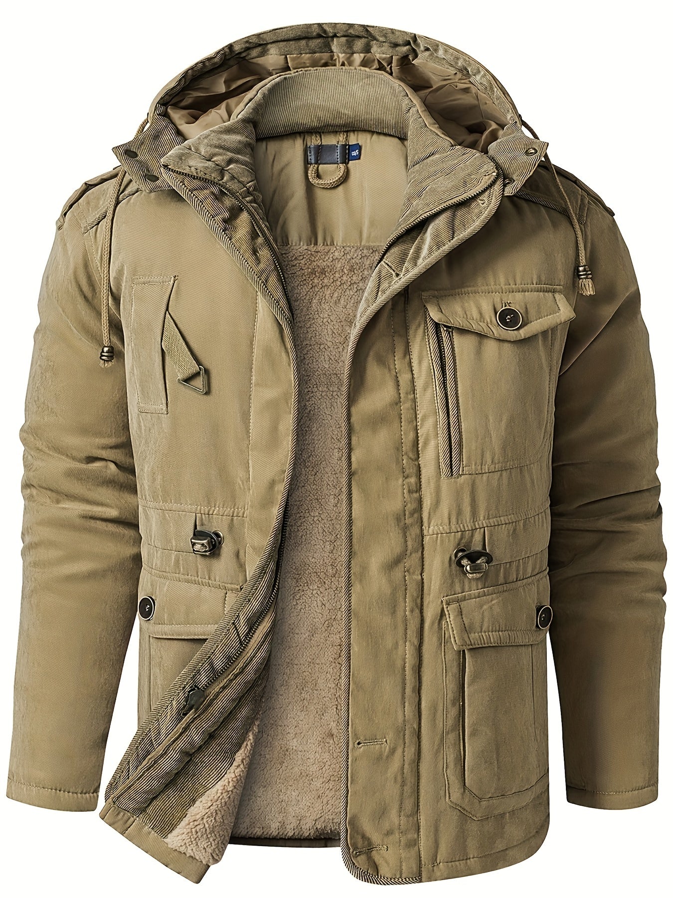 Tristan | Men's Thick Hooded Winter Jacket
