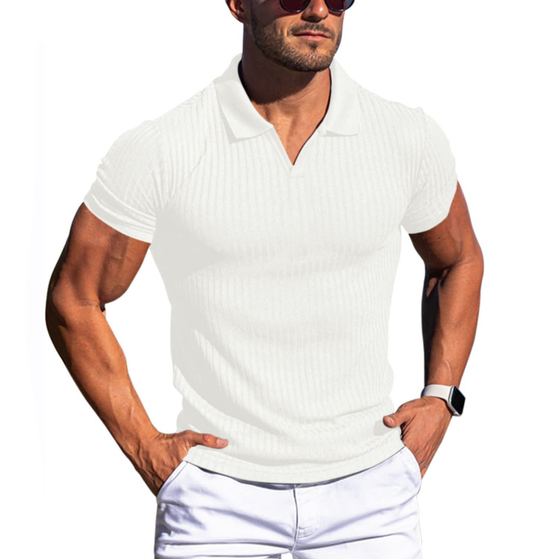 Stylish Short Sleeve Polo for Men