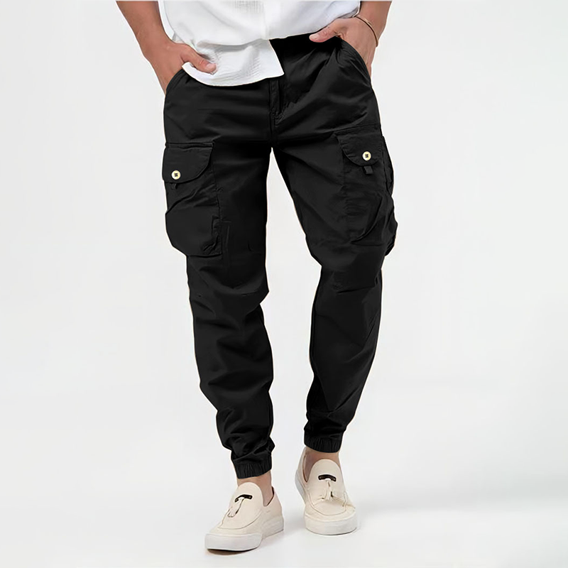 Leo | Men's Tapered Multi-Pocket Cargo Pants
